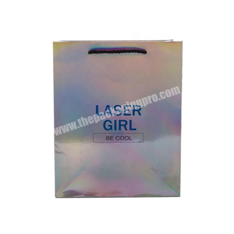 Hologram Paper UV Printing Packaging Bag for Cosmetic at Beauty Store Retail