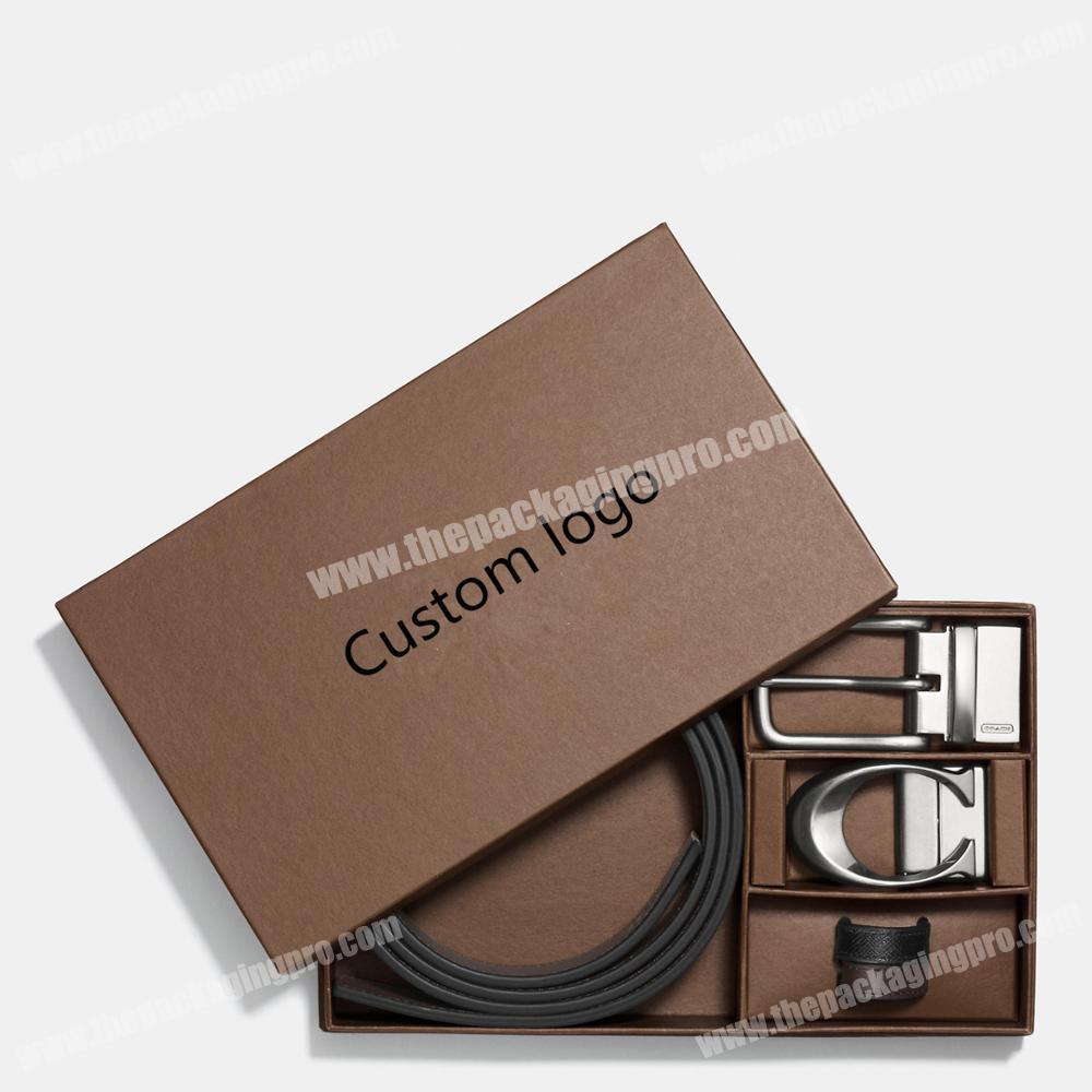 Home work products cardboard high quality gift packaging custom belt box