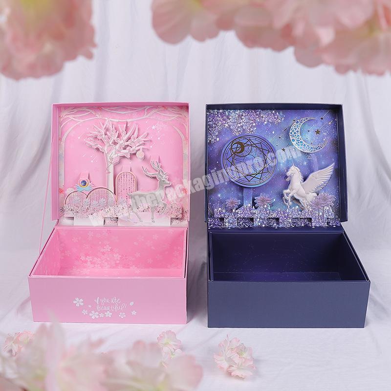 Hot Sale Fashionable High Definition Colorful Multicolor Jewelry Irregular  Packing Gift Box - China Box and Gift Box price