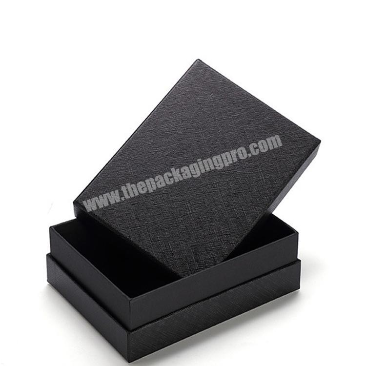 Hot new products customize paper black box packaging