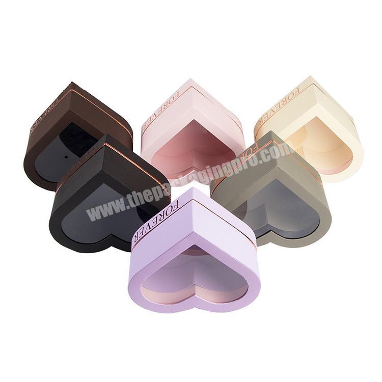 hot new products empty packaging heart flower gift box