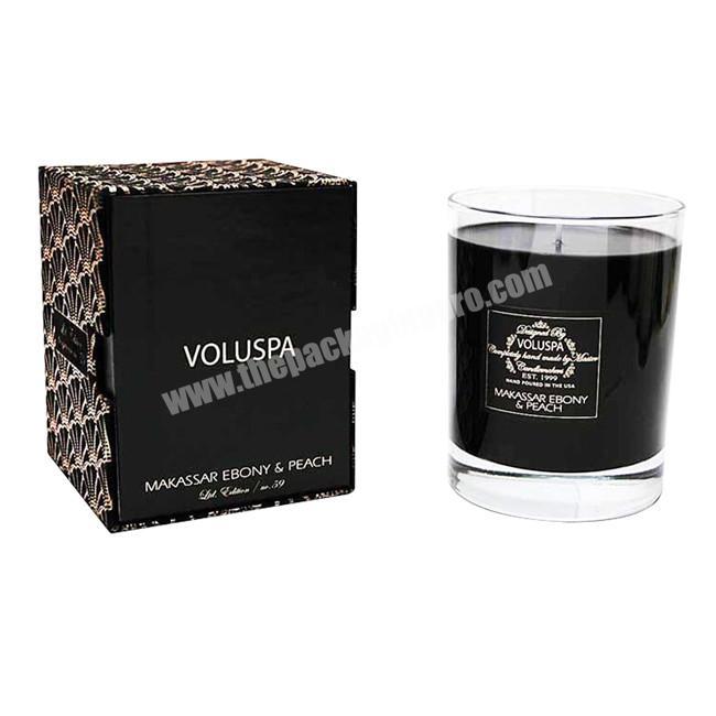 Hot!!! Recyclable Feature And Accept Custom Order High Quality Candle Glass Jars Packaging Boxes