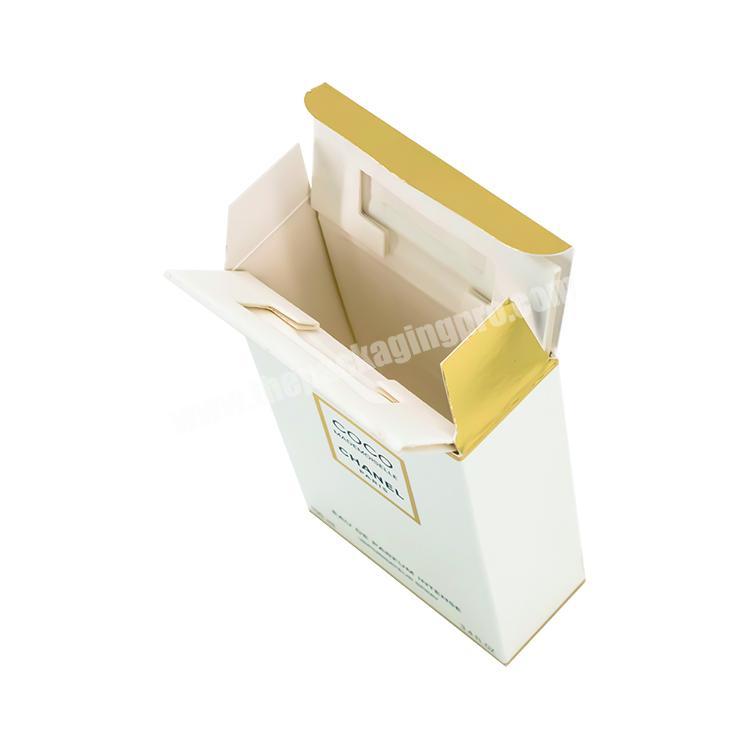 Hot sale 350G C1S paper matte lamination paper display box perfume bottle and packaging