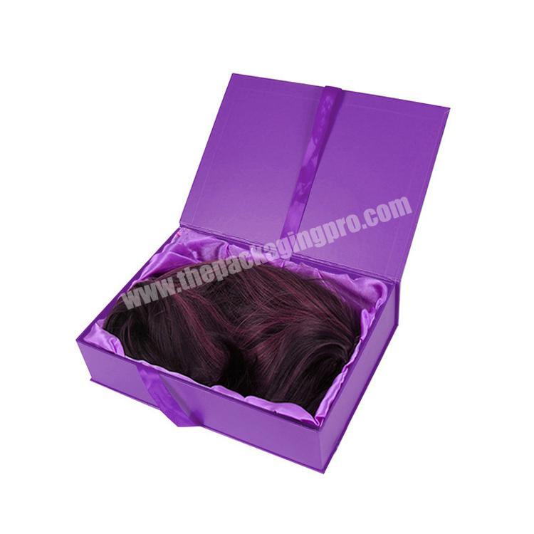 Hot Sale Cardboard Hair Extension Box Packaging