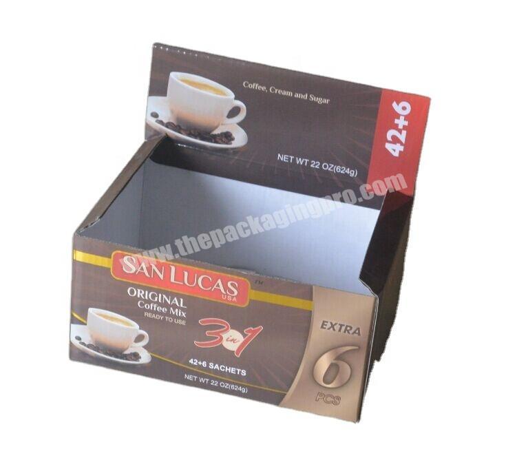 hot sale corrugated carton Color Printing coffee packaging box