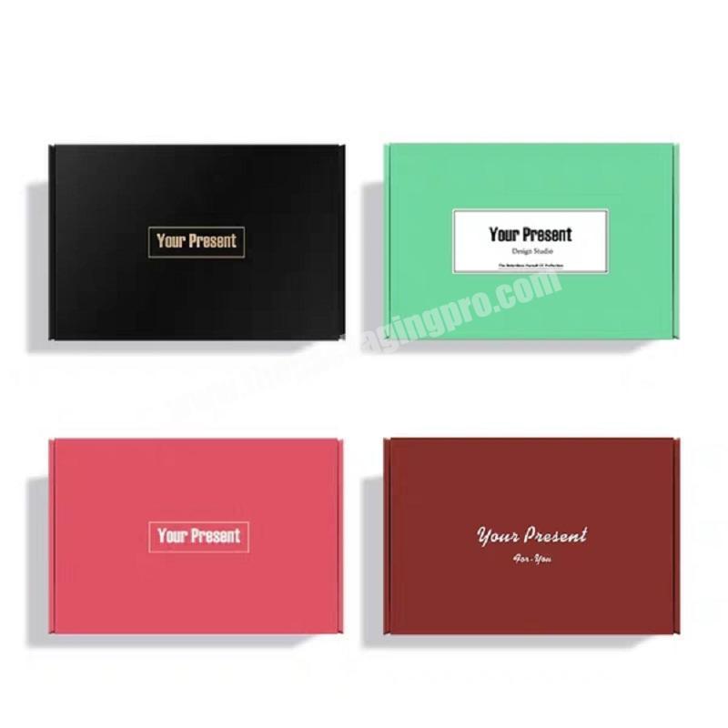 Hot Sale Custom Color Print Corrugated Cardboard Tuck Top Packaging Shipping Mailing Boxes