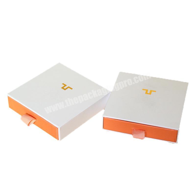 Hot sale custom logo luxury jewelry box paper boxes for jewelry packing