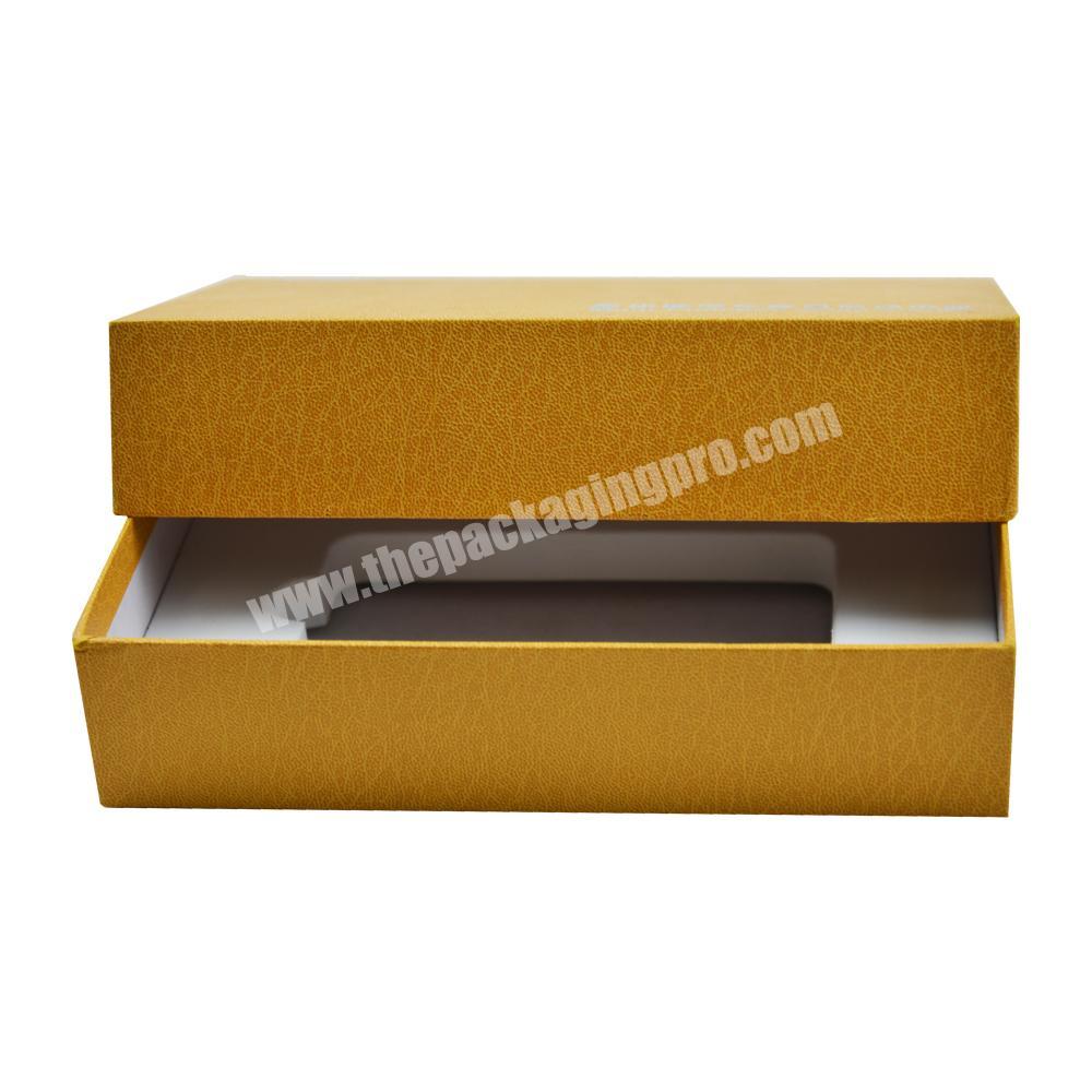 Hot Sale Custom Logo Top  And Bottom Electronic Gift Packaging Box With EVA Insert For Move Power Supply