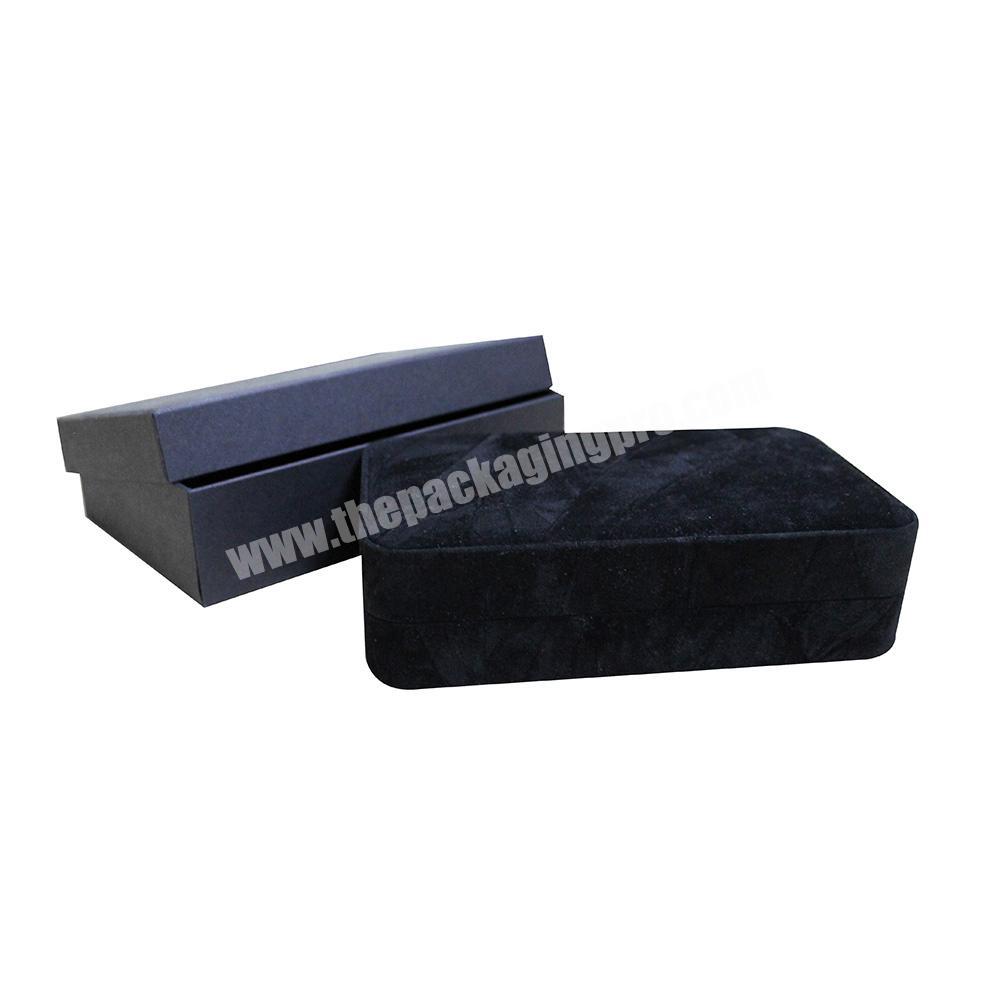 Hot sale customize coffin elegant jewelry velvet gift box