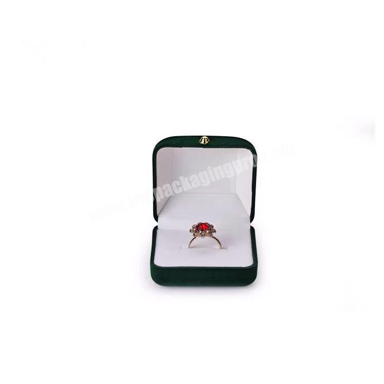 Hot sale customize ring box ring collection box white lacquer ring box in low price