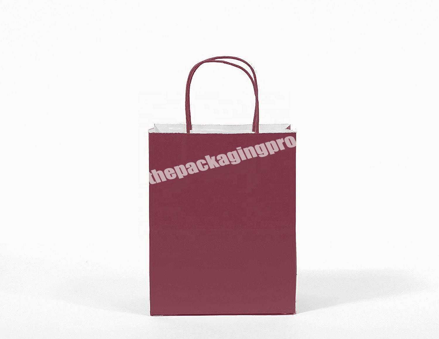 Hot sale customized logo small gift marble packaging paper bags