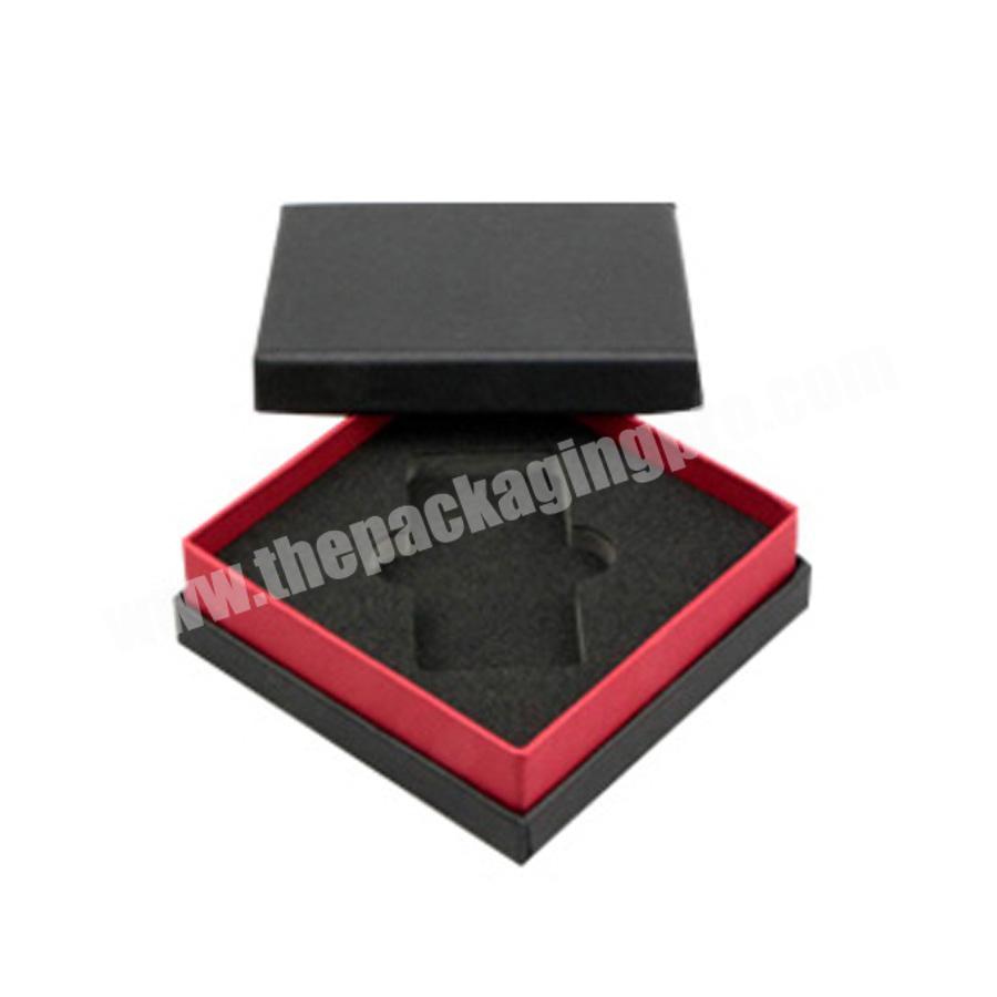 Hot sale Elegant rigid tube heart-shaped USB luxury cardboard gift box with lid