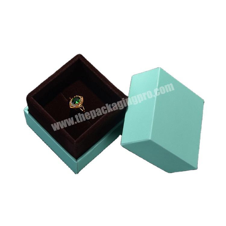 Hot sale factory direct box wedding ring flip ring box crown necklace box with factory price