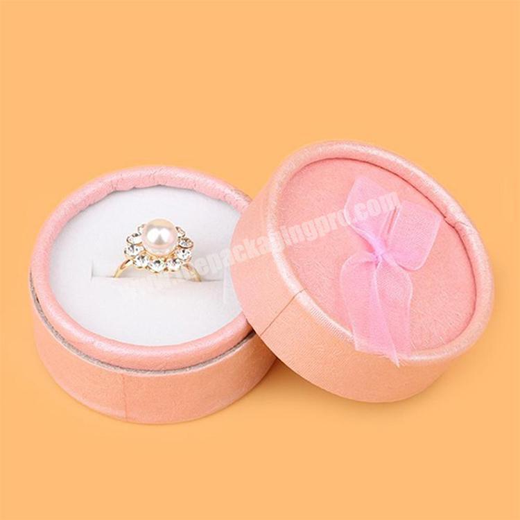 hot sale factory direct price luxury packaging round ring box