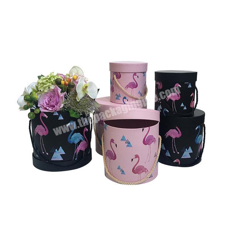 hot sale factory direct price wholesale round floral box