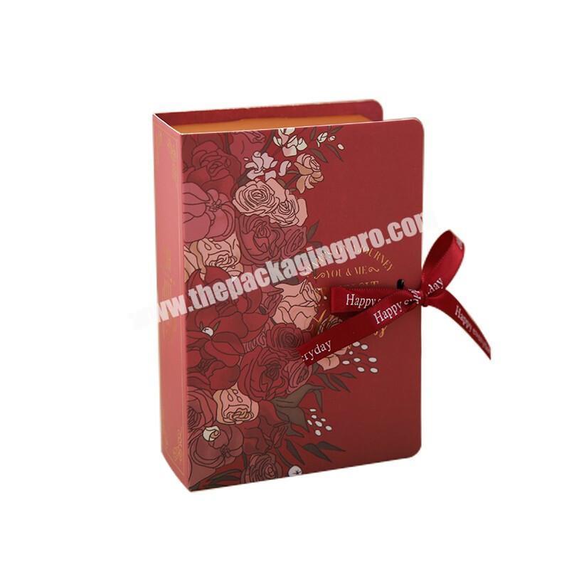 Hot sale factory latest style wedding or proposal gift packaging box with personal loge printed