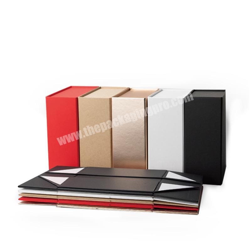 Hot Sale Factory Price custom different color stamping logo  magnetic folding box