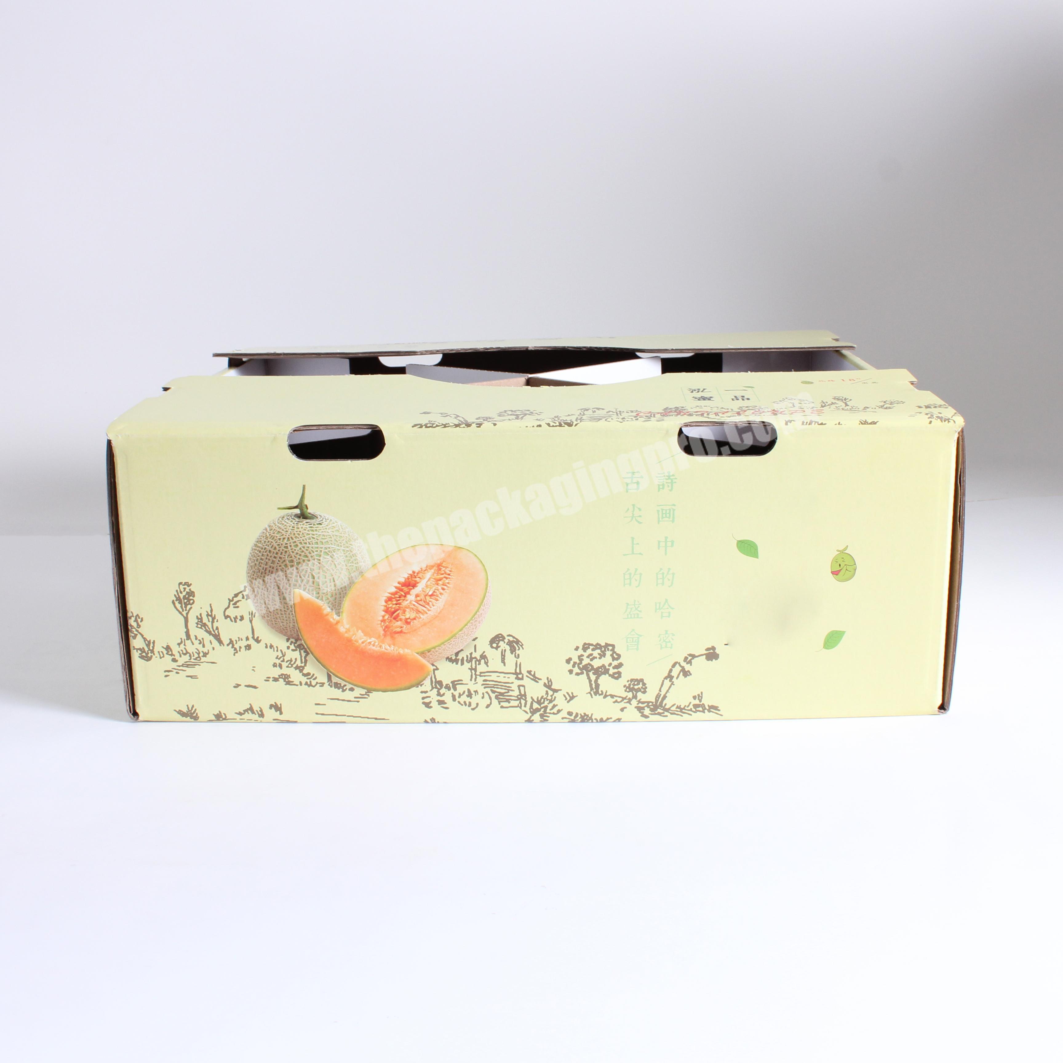 Hot sale food grade kraft durian carton packaging box
