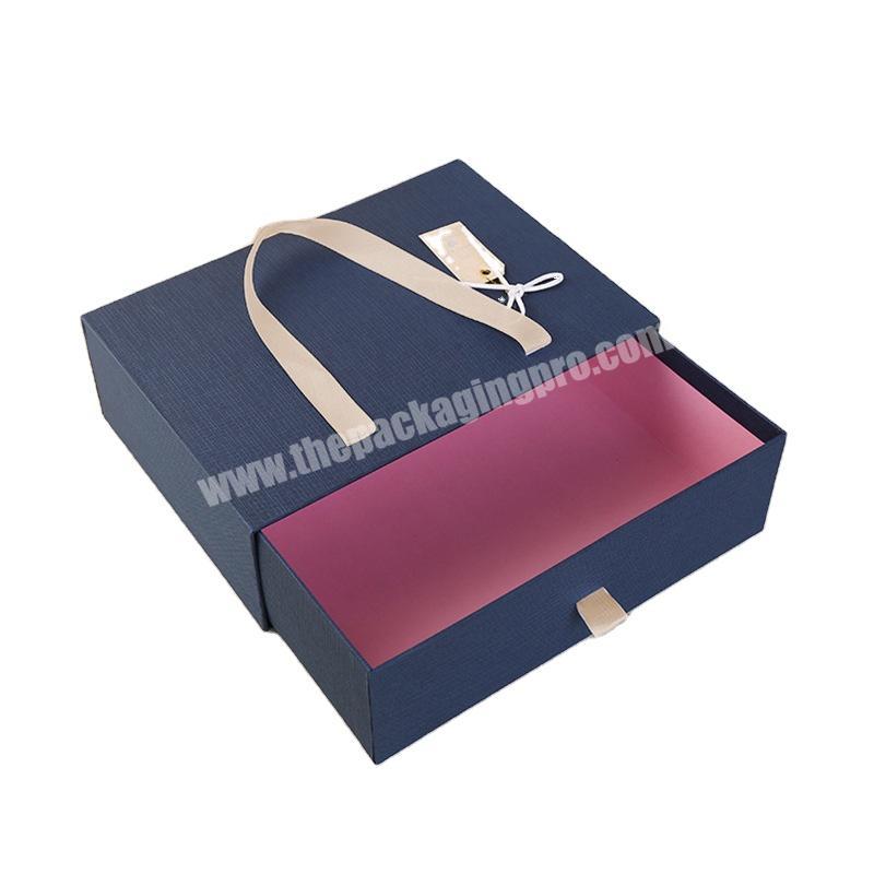 Hot sale gift box packaging drawer gift box large apparel box packaging