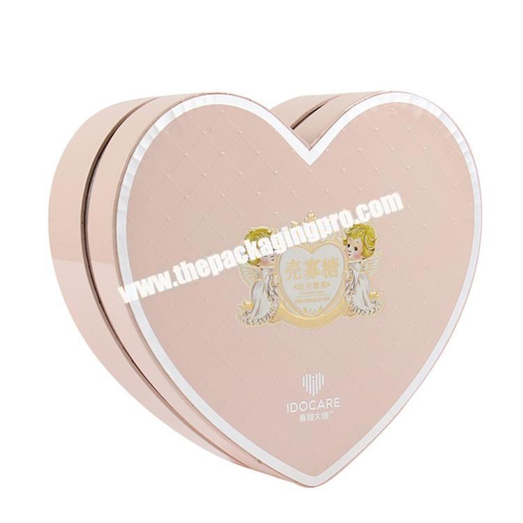 hot sale heat shaped wedding candy packaging gift boxes