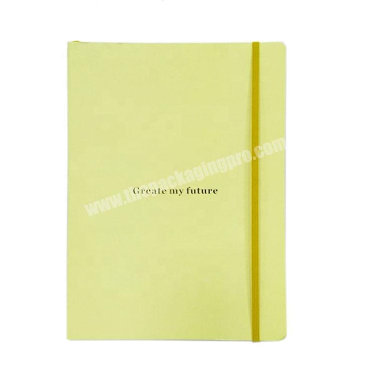 Hot Sale Journal Planner Custom A5 A6 Notebook With Elastic Student Writing Book