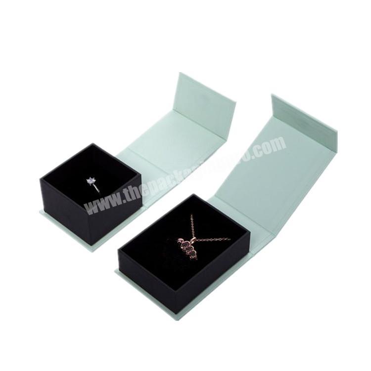 hot sale luxury custom fashion magnetic jewelry paper boxes with logo