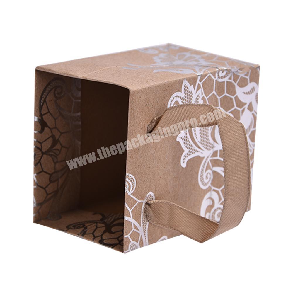 Hot sale Luxury shopping Gift packaging bag Kraft paper bag with handle