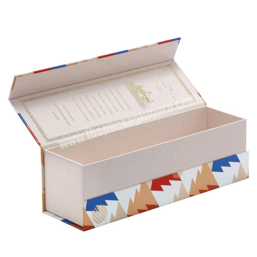 Hot Sale Luxury Traditional Style Customized Printing Lid Hinged Base Rigid Paper Box for WineWhiskyChampagne