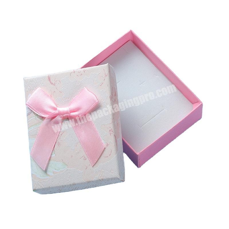 Hot sale necklace box packaging white necklace box necklace presentation box with factory prices