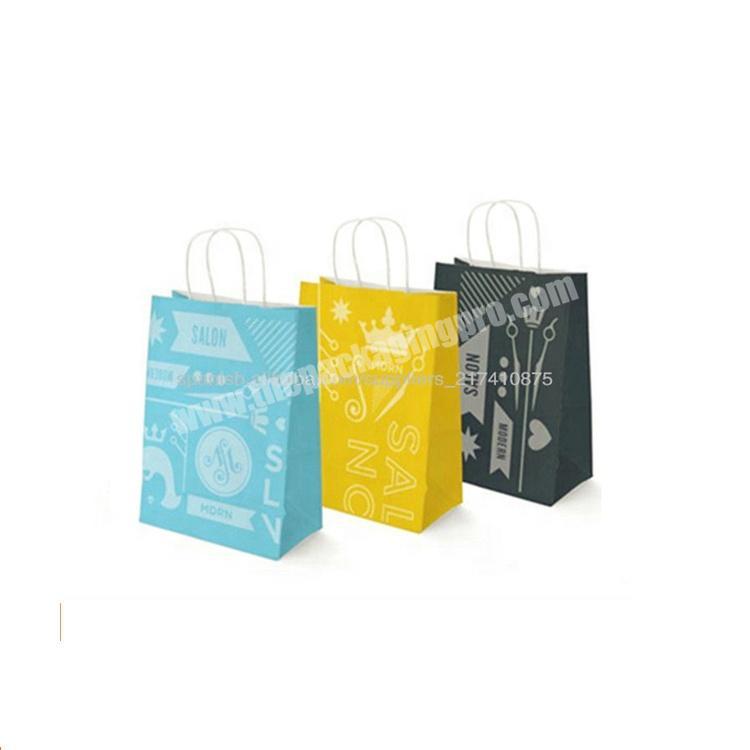 Hot Sale Product Custom Brown Kraft Paper Bag For Shopping