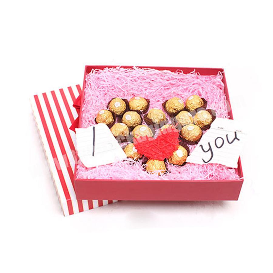 Hot sale promotional custom luxury chocolate macarons cheese sugar nice design candy gift box