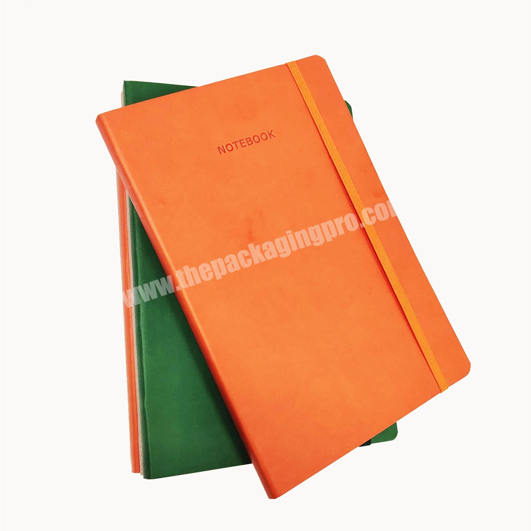 Hot Sale PU Leather Notebook Classmate Diary With Elastic Personal Planner