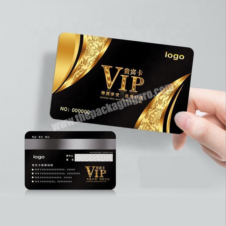 hot sale pvc transparent business card led business card transparent business name card