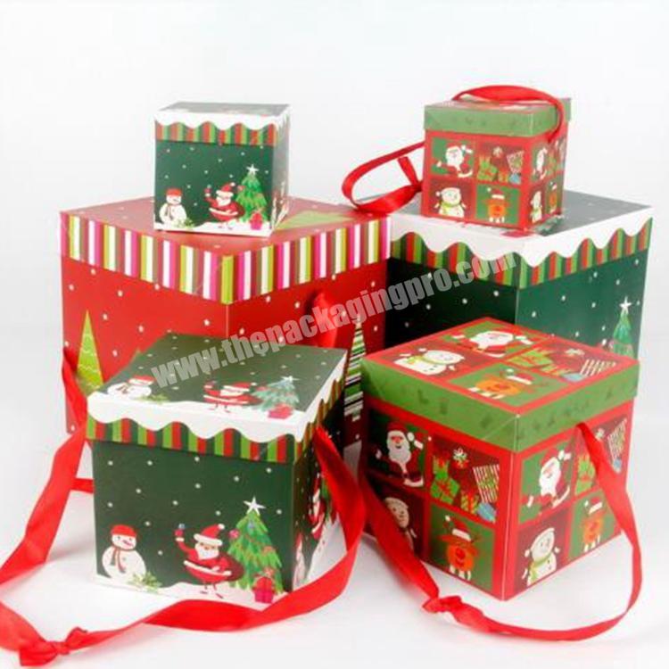 Hot Sale Recyclable Wholesale Luxury Christmas Gift Box