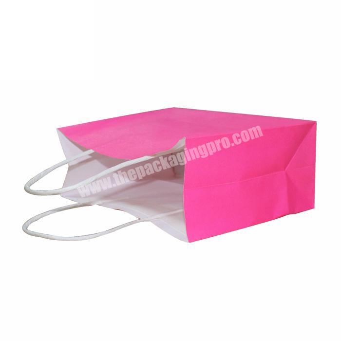 hot sale recycle brown paper bags color paper bags