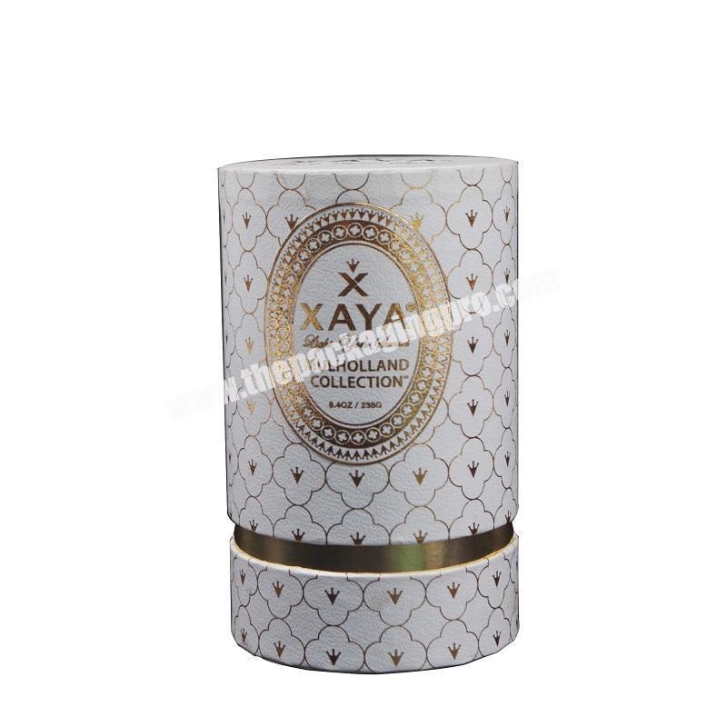 hot sale Round paper tube perfume packaging box with customized logo