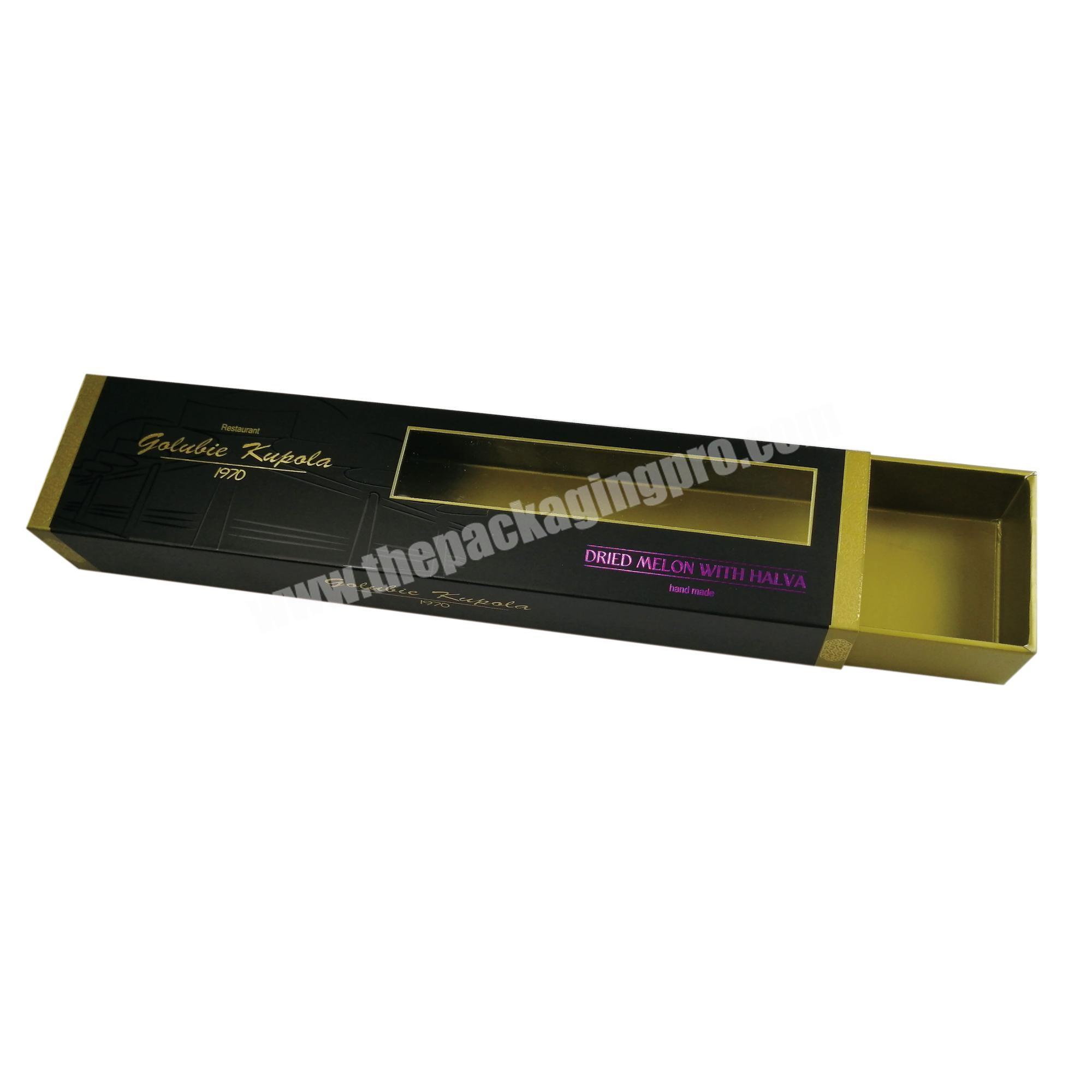 Hot Sale Small Drawer Box With Gold Logo