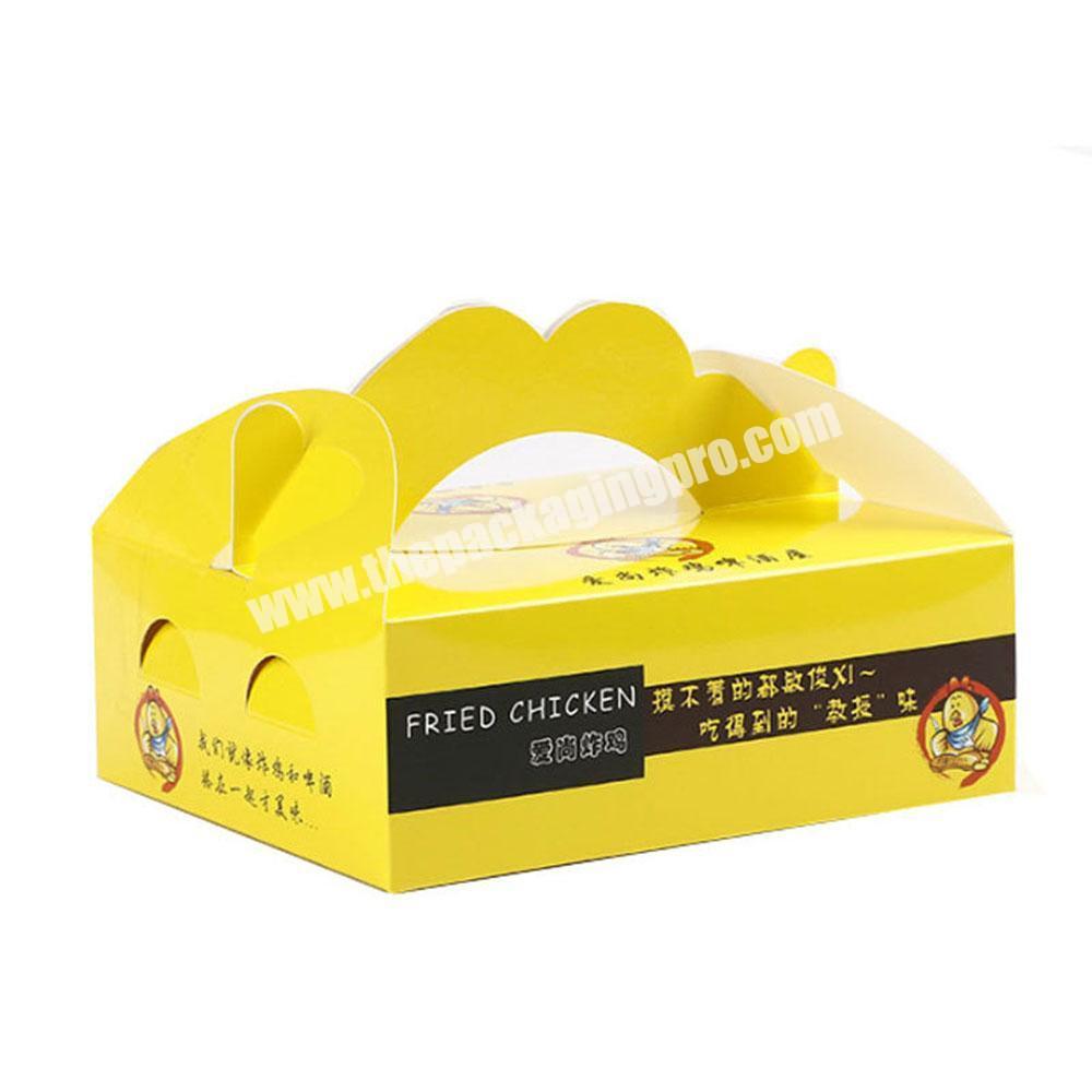 Hot Sale Take Away Disposable Grade Custom Made Food Packing Paper Fried Chicken Box