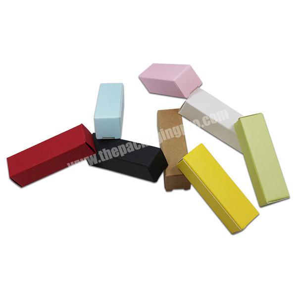 Hot Sale Variety Of Colours Kraft Paper Lipstick Packaging Boxes