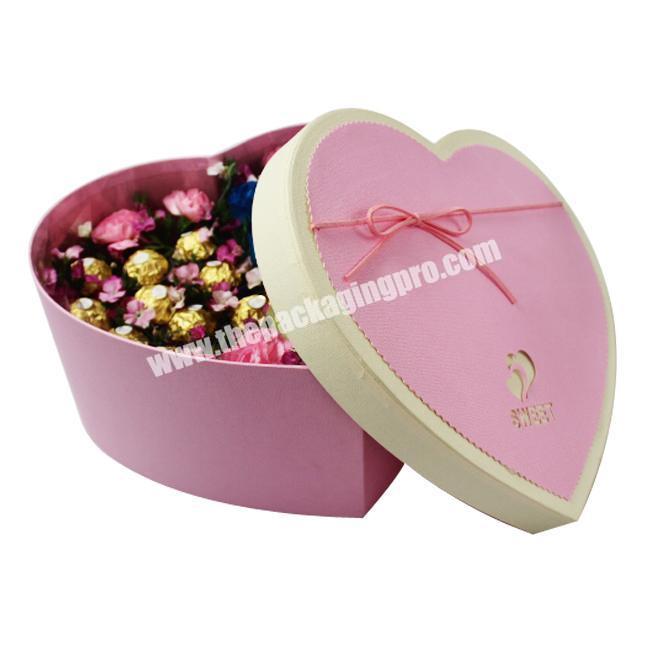 Hot Sales Heart Shaped Flower Gift Sweet BoxesCustom Gift Luxury Paper Gift Packaging Box
