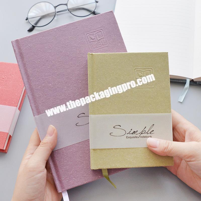 Hot Sell Cheap Paper Cover Notebook For School Student Lined Dot Grid Pages Eco-friendly Thick Paper Journal Diary For Office