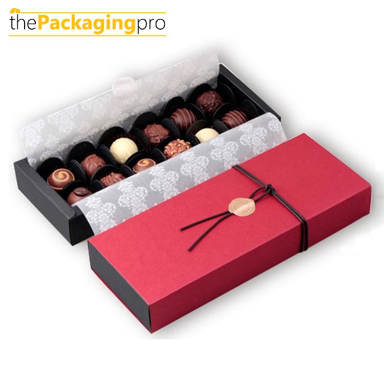 Hot sell custom chocolate paper packaging box