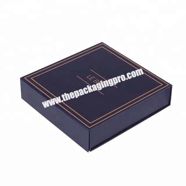 hot sell magnetic folding clothing packaging marble print box