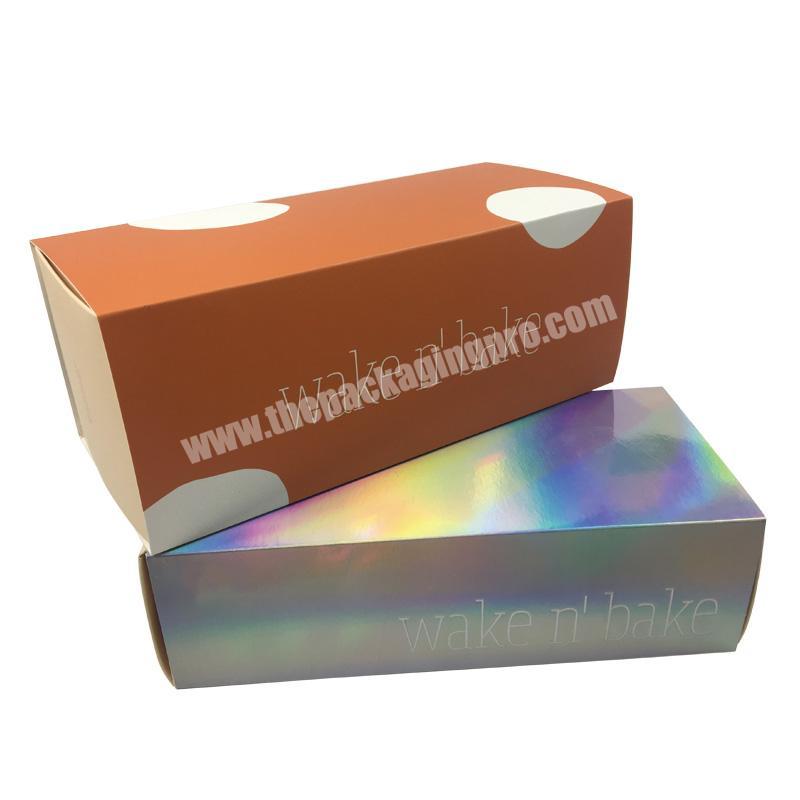 Hot Selling Candy Chocolate Doughnut Sliding Paper Box Packaging For Food
