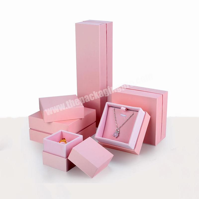 Hot selling custom logo cardboard jewelry packaging gift box