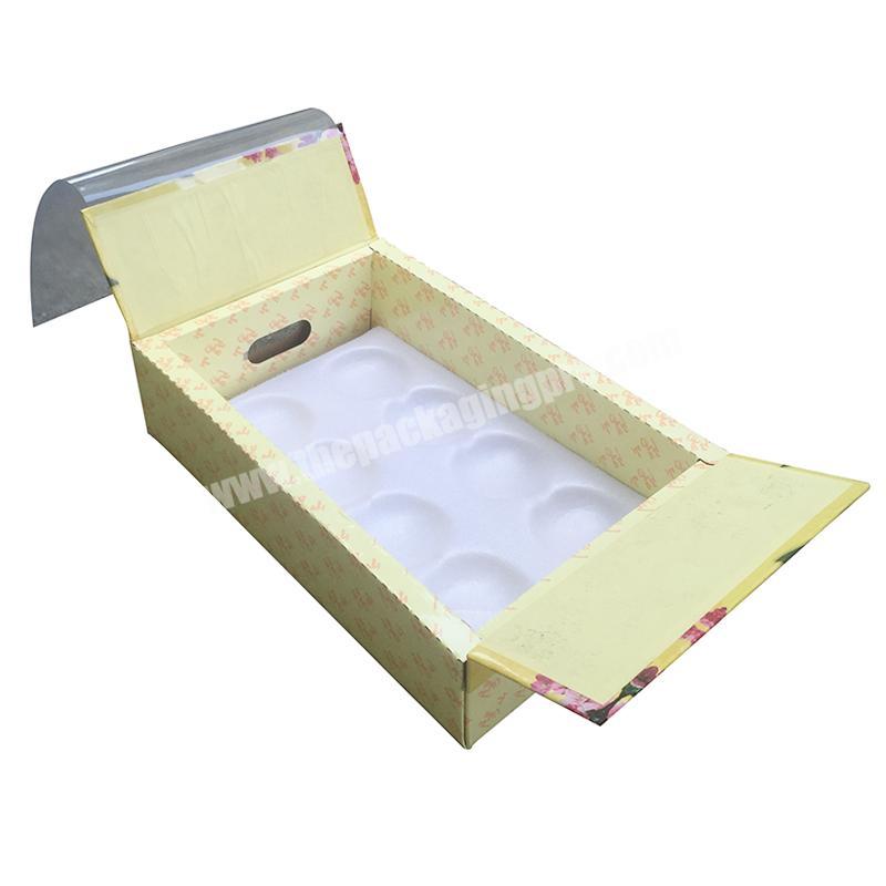 Hot selling disposable fruit box carton cardboard for and vegetable with best quality