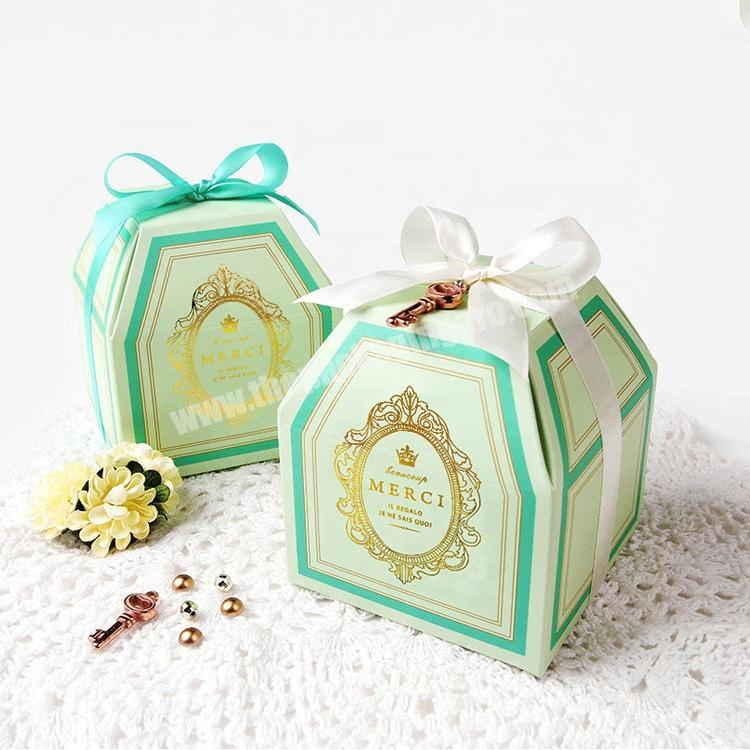 Hot-selling fashion elegant custom fancy luxury printing recyclable biscuit cupcake Macaroon packing paper box