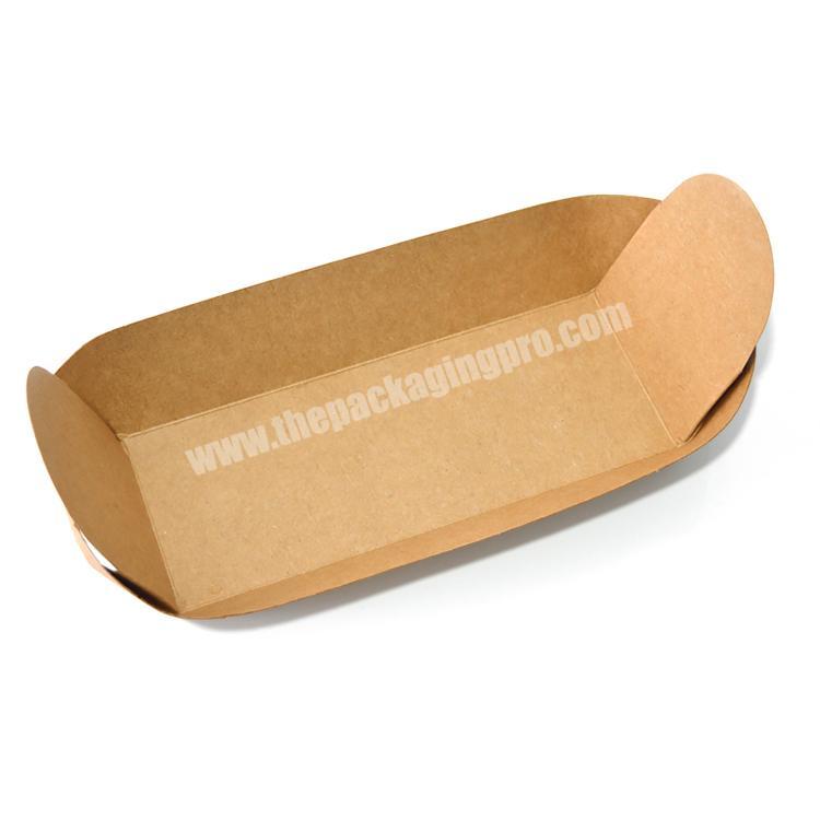 Hot selling french fries disposable paper food boat tray
