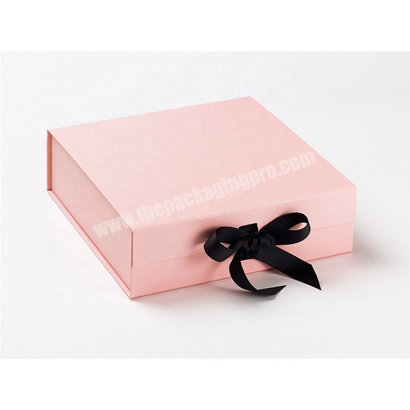 Hot Selling Magnetic Closure Jewellery Pink Gift Box
