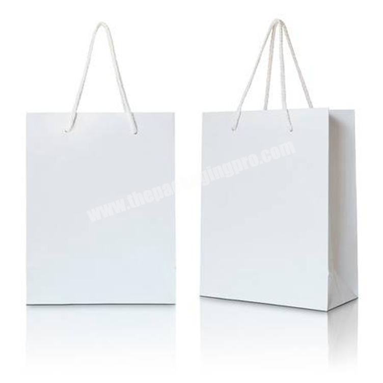 Hot Selling Product Logo Plain Paper Bags With Handles And Logo With Window